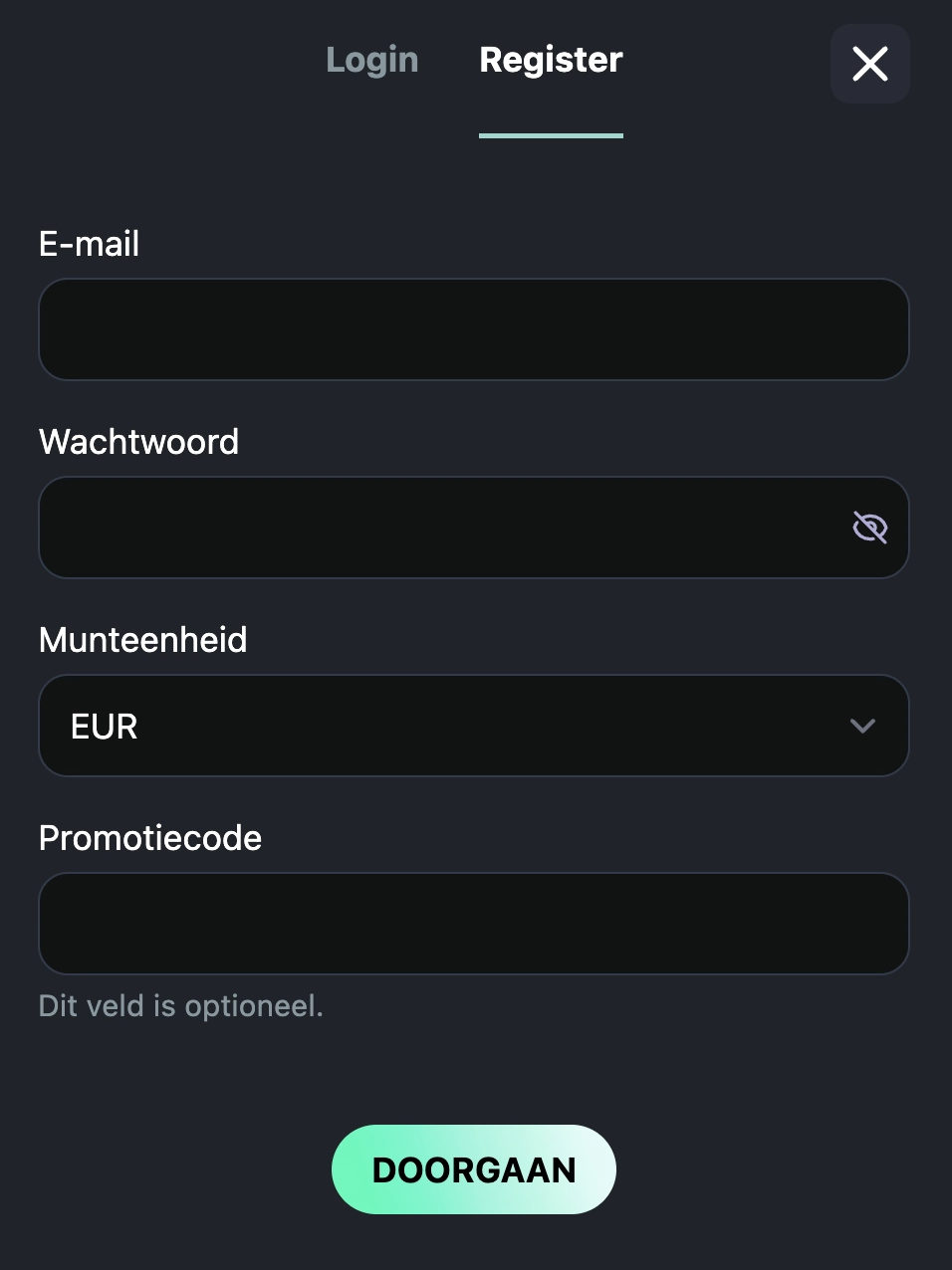 Registratie